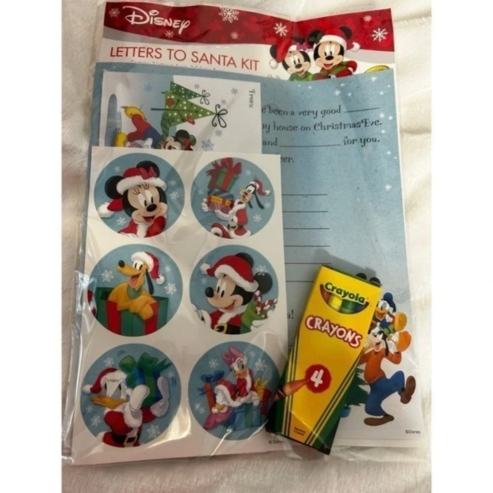 Hallmark Letters to Santa kit. Disney and peanuts‎ snoopy.. bundle of 3 New